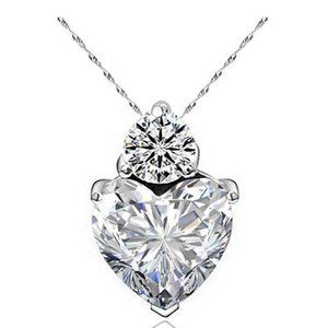 BRAND NEW ** Beautiful White Topaz  .925 Necklace